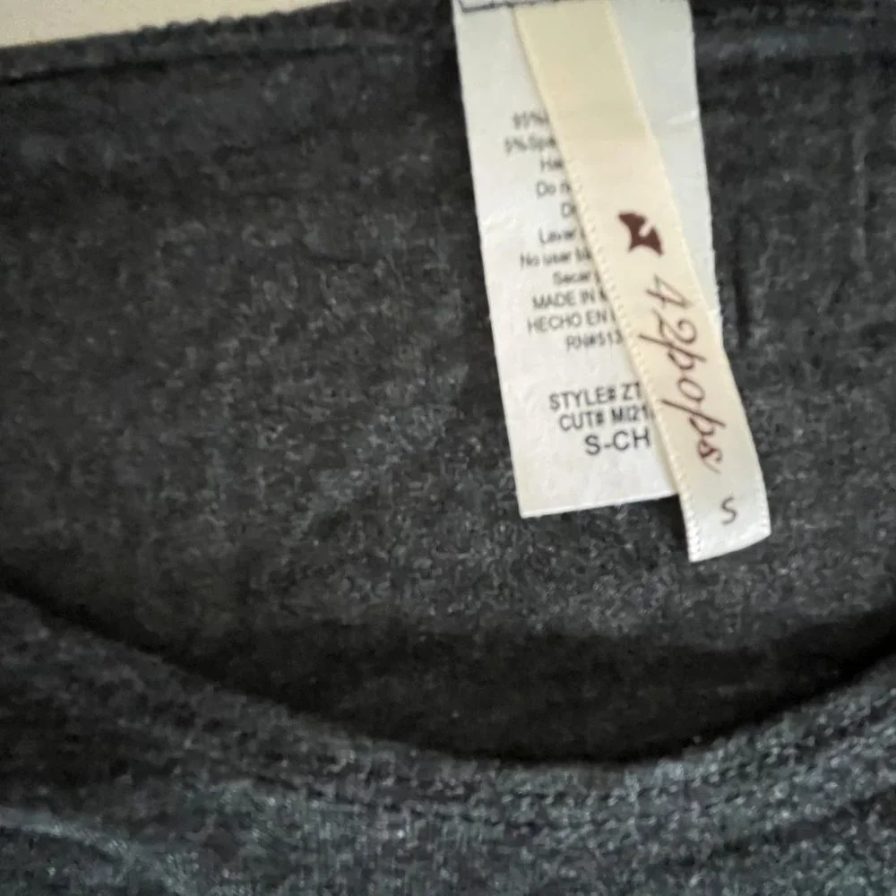 2 FOR $25 - Women's Heather Gray Casual Side Adjustable Snap Tunic Dress - NWT - Picture 8 of 9
